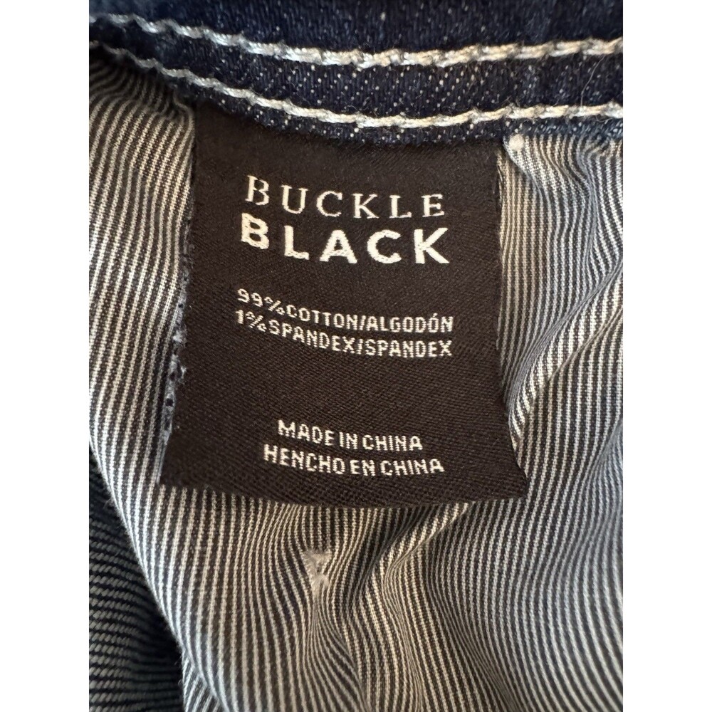 Buckle Black Men’s Slim Bootcut Stretch Denim Jeans Blue Mid Rise Size 30 - Picture 7 of 9